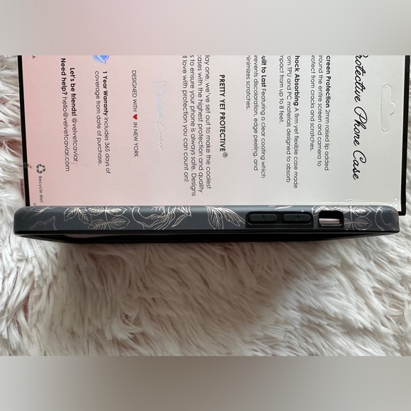 Velvet Caviar Floral Rose Gold Chrome iPhone 12 Pro Max case - Picture 7 of 8